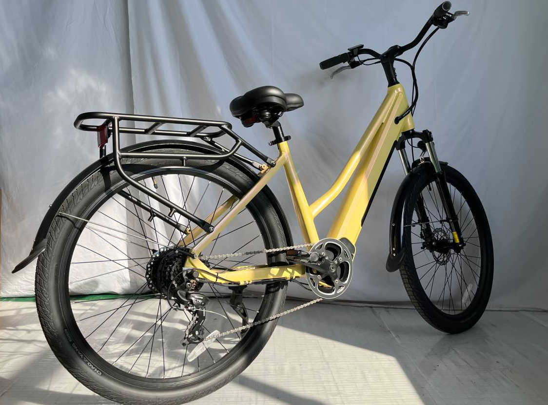 Latest step through sport adult city leisure ride electric bike ebike with pedals